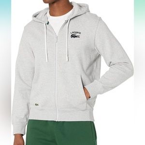 Lacoste Men's Long Sleeve Classic Fit French Terry Zip-up Hoodie